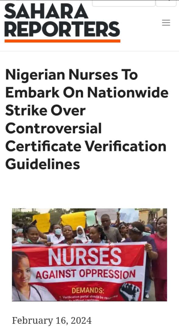 nurseogo's tweet photo. We need to embark on it because that’s the only way government and NMCN will hear us https://t.co/Mmgjkts9cE