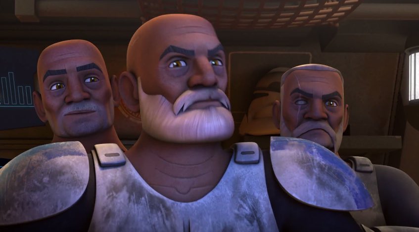 starwarsiain's tweet image. What is going to happen to Captain Rex in the Bad Batch? he seems hell bent on opposing the Empire, but by the time we see him in Rebels he is more then willing to ignore the Empire and keep his head down. 🤔
#StarWars #TheBadBatch #CaptainRex