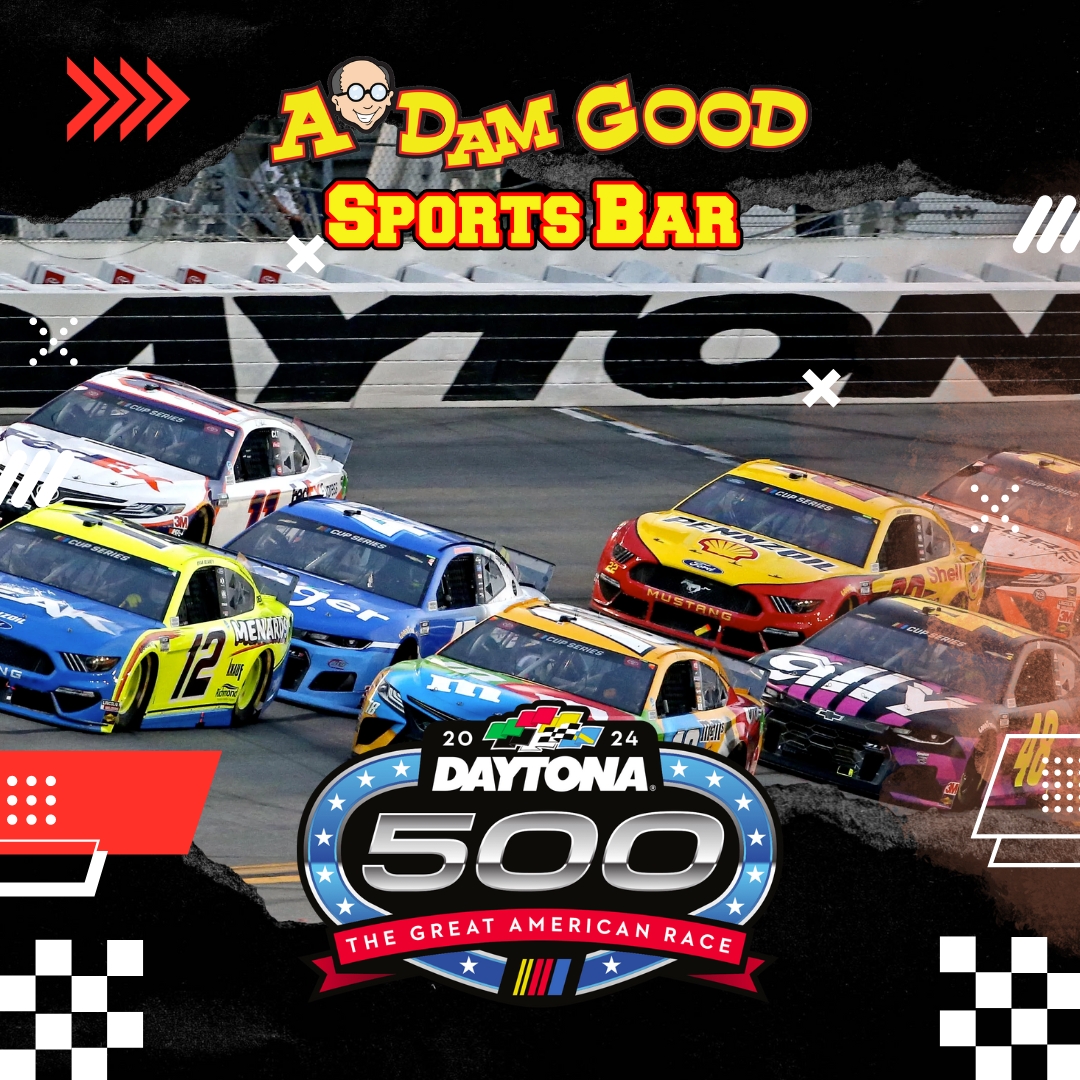 Rev up your engines and join us at Adam Good Sports Bar for the thrill of Daytona this coming Sunday on our MEGA SCREENS! 🏎️🏁 

#GreatAmericanRace #AdamGoodSportsBar #atlanticcity #sportbar #beer #40oz #tropicana #sportbar