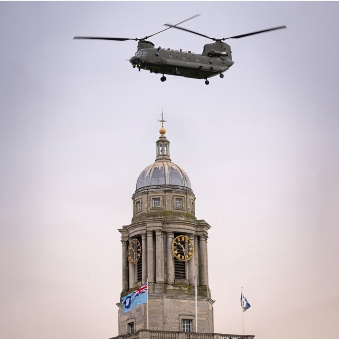 Earlier this week, we provided the flypast at the RAF College Cranwell for the graduation of 25 Officer Training Course. With @ChiefofAirStaff watching, not a time on target you want to miss!