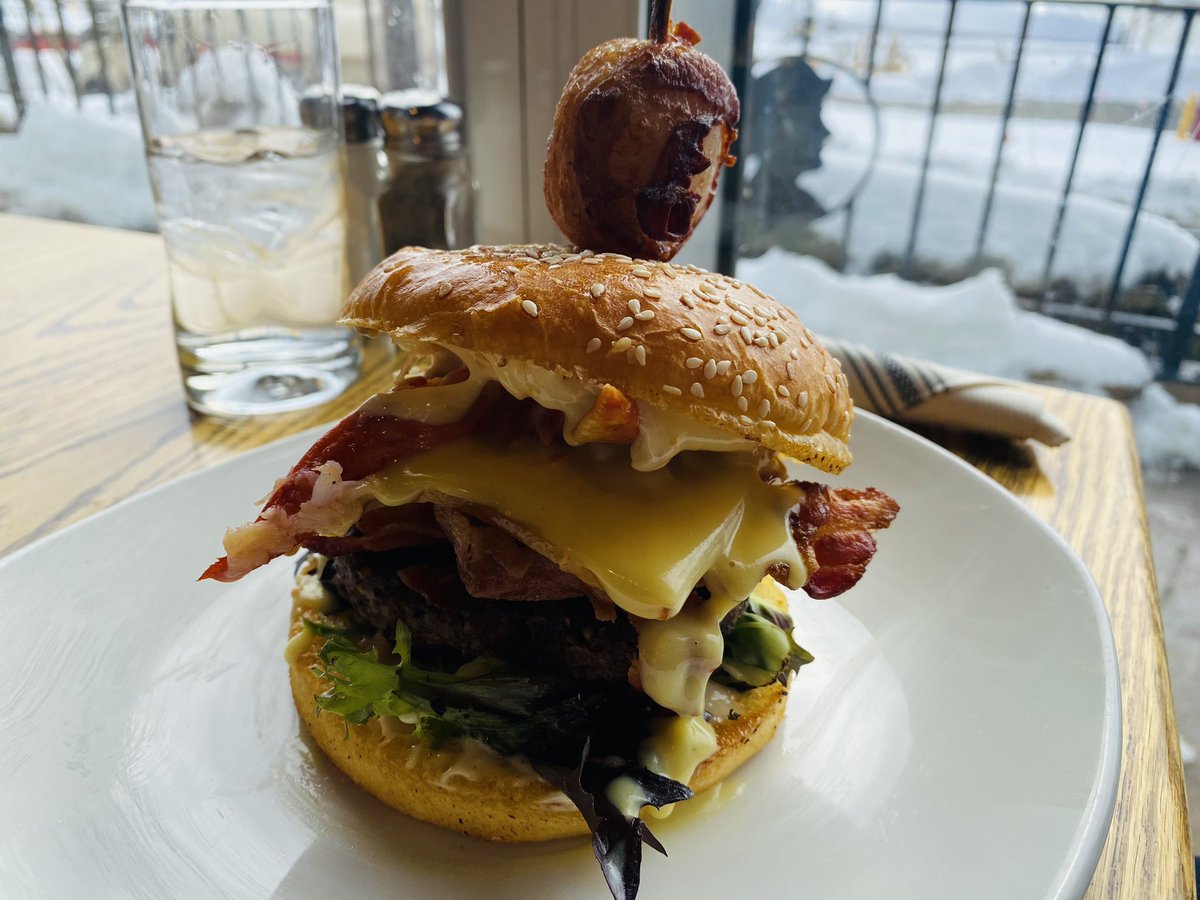 NateTWN's tweet photo. Continued on my lobster crawl today with a Lunenburger and lobster poutine at the Grand Banker in #Lunenburg https://t.co/MTOYLoni2T