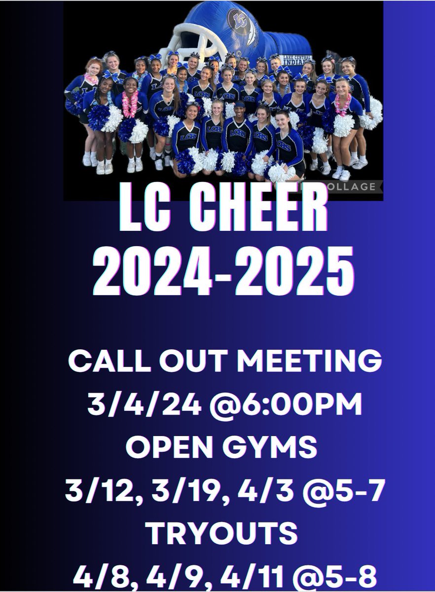 Come be a part of our family!  Let’s go LC!!! 💙