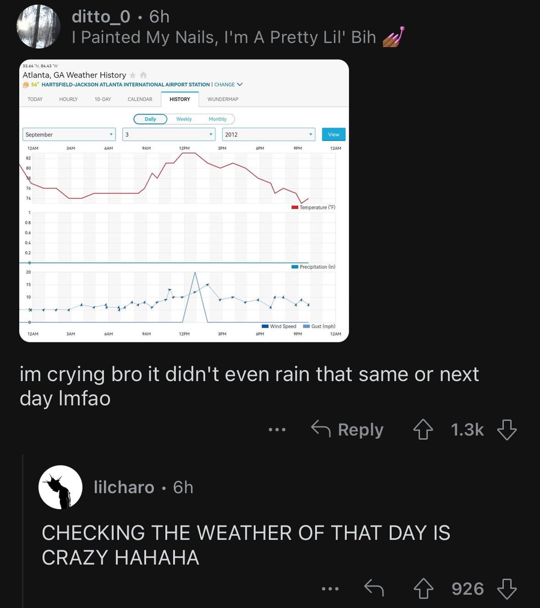 someone found the weather in 2012 and proved Carti lied 😭