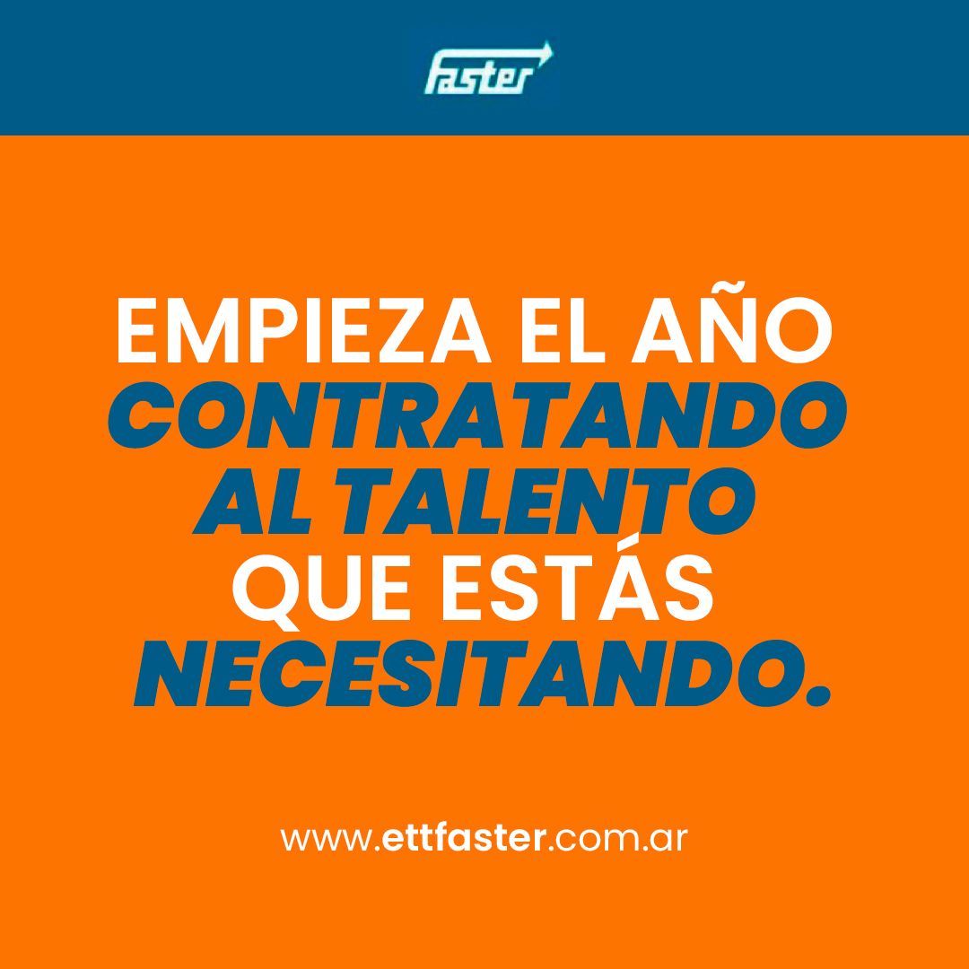 FasterArgentina's tweet photo. Empieza el año contratando al talento que estás necesitando.

Tenemos el asesoramiento en el área de RRHH para ampliar tu equipo de trabajo que necesitás. Podés comunicarte con nosotros por DM o visitanos en nuestra web https://t.co/K07z2zVmxW 🌐

¡Te esperamos! 😊 https://t.co/GCXVbEhmIV