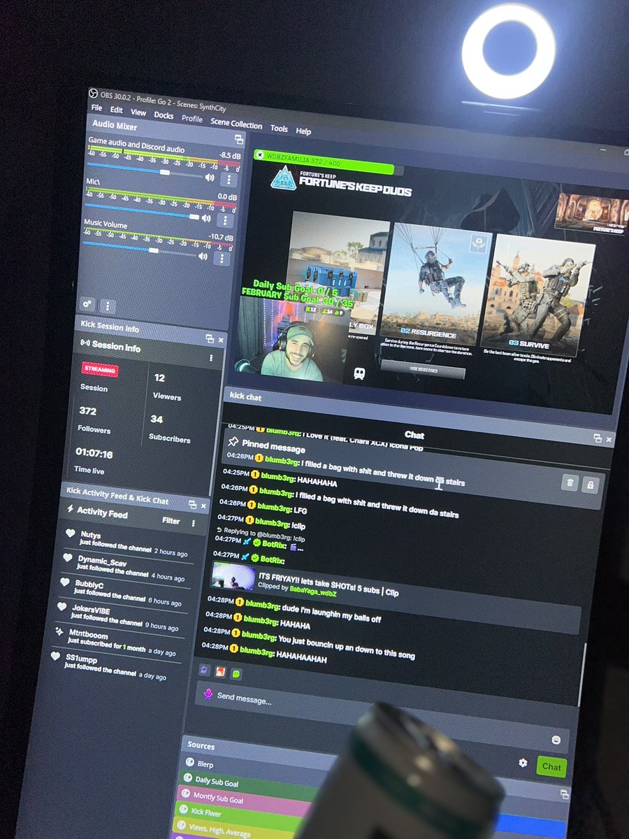 BabaYaga_wdbz's tweet photo. We 🚨LIVE🚨 w/@fuego_foxx‼️
@CallofDuty @F3Energy @HarrisonJRogers @BLumb3rg 

https://t.co/5wFNVH4HnH

372/400

https://t.co/3yVJCmMy0L

112/150 https://t.co/wF0TOZAdTn