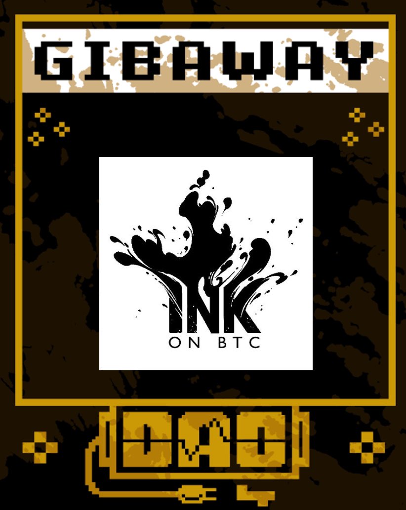 btcordinaldao's tweet image. 🎁GIBAFRIDAY🎁

🏆Prize @inkonbtc WL spots! 

We’re excited to announce that the highly anticipated @inkonbtc project have generously allocated us some WL spots for their hyped project! 🔥

Want your best chances of winning one? Sweep our DAO passes, for every 5 you hold, you get…