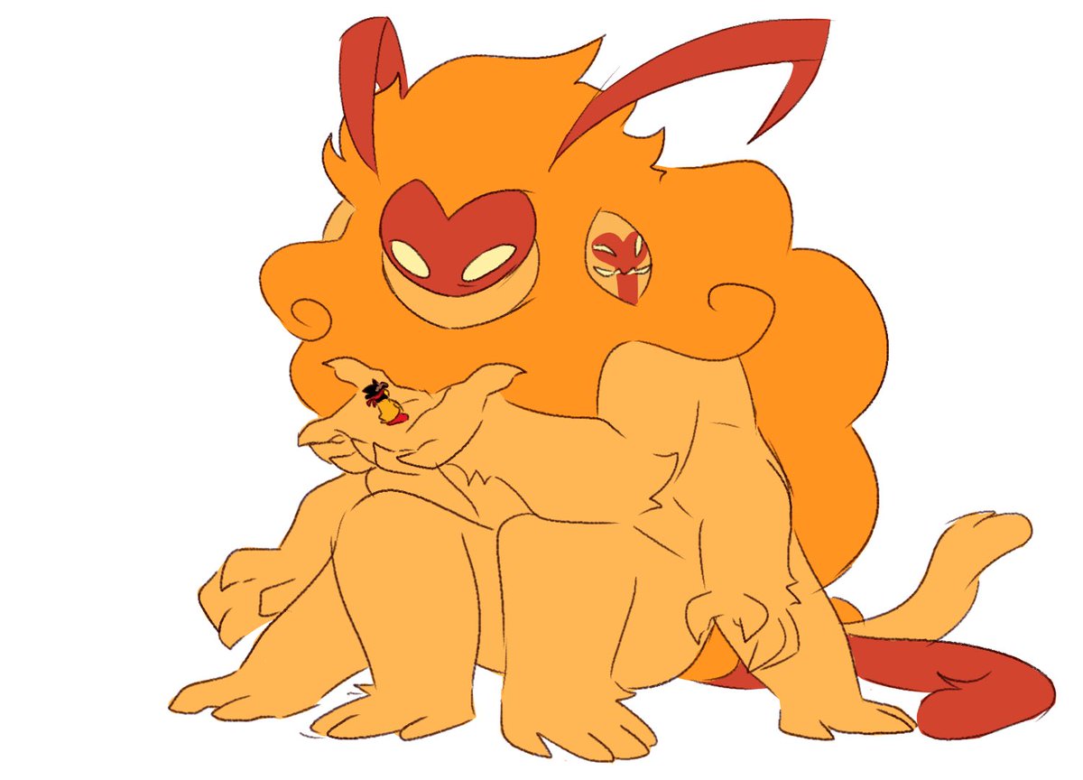 tinypwbble's tweet image. I think about @WinterPower98 kaiju wukong design a normal amount #monkiekid