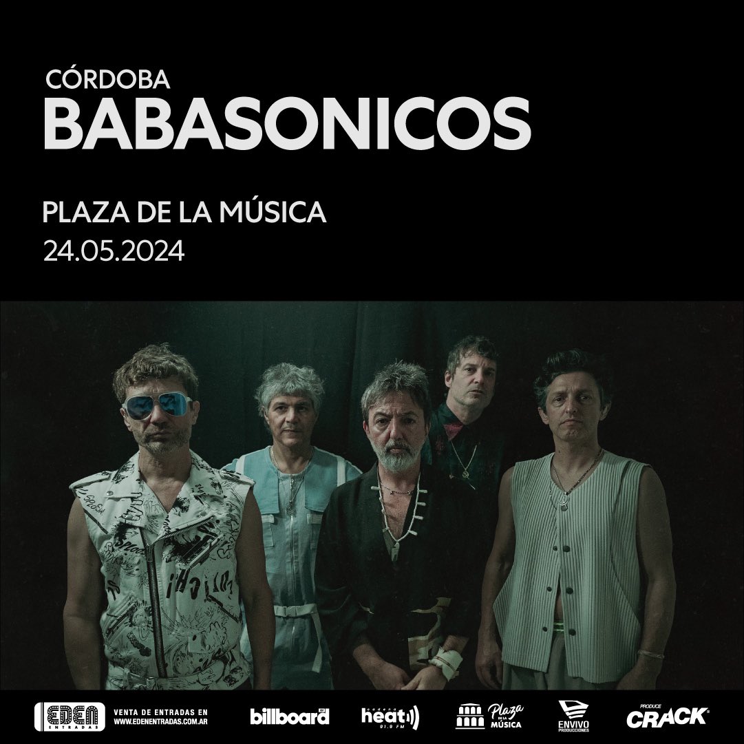 babasonicos's tweet photo. CÓRDOBA 
24.05.2024
PLAZA DE LA MÚSICA 

Entradas a la venta por:
https://t.co/A8Ui9fC9eA https://t.co/meQlhENwLw