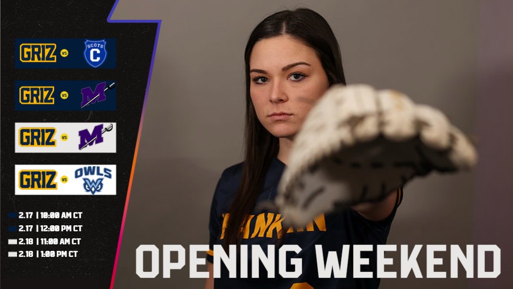 Opening weekend is officially here! 

#Team48 #TeamGriz 

Follow along at: owlsathletics.com/watch/?Live=28…