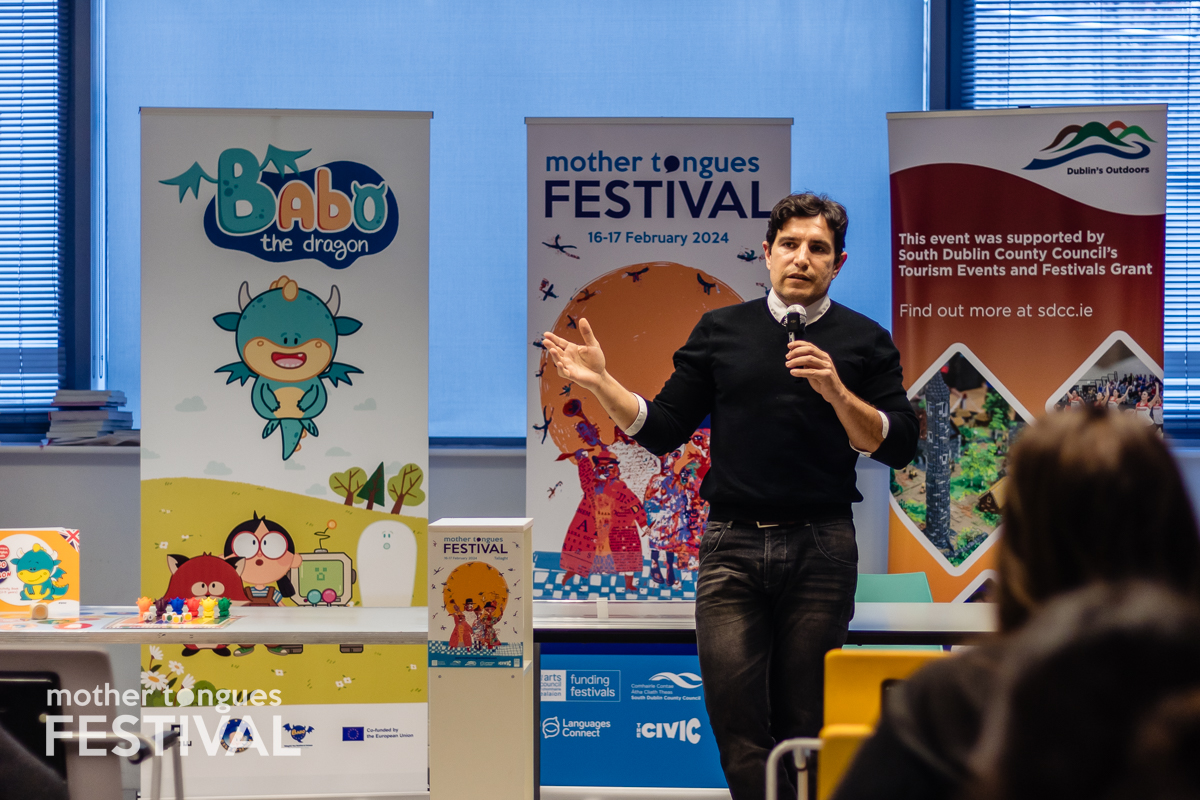 MotherTonguesIE's tweet photo. The #MTFest24 kicked off with the incredible panel discussion that @TCDdublin’s School of Education organised and the stimulating workshop led by Miriam Stewart.  Watch it back 👇 
https://t.co/VibZmCXvh6
@artscouncilireland @sdcc_arts @infouex #RTESupportingtheArts https://t.co/4rIItszniN
