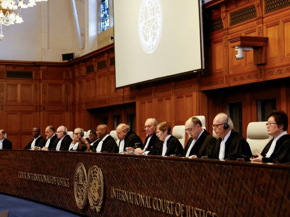HowardRBeckett's tweet photo. The ICJ has not ordered additional measures against Israel, declaring instead that Israel is subject to the Genocide Convention and owes a duty to all Palestinians to keep them safe.

Not enough.

Israel is slaughtering Palestinians.

The whole world should boycott Israel now. https://t.co/N7Dmsleb5z