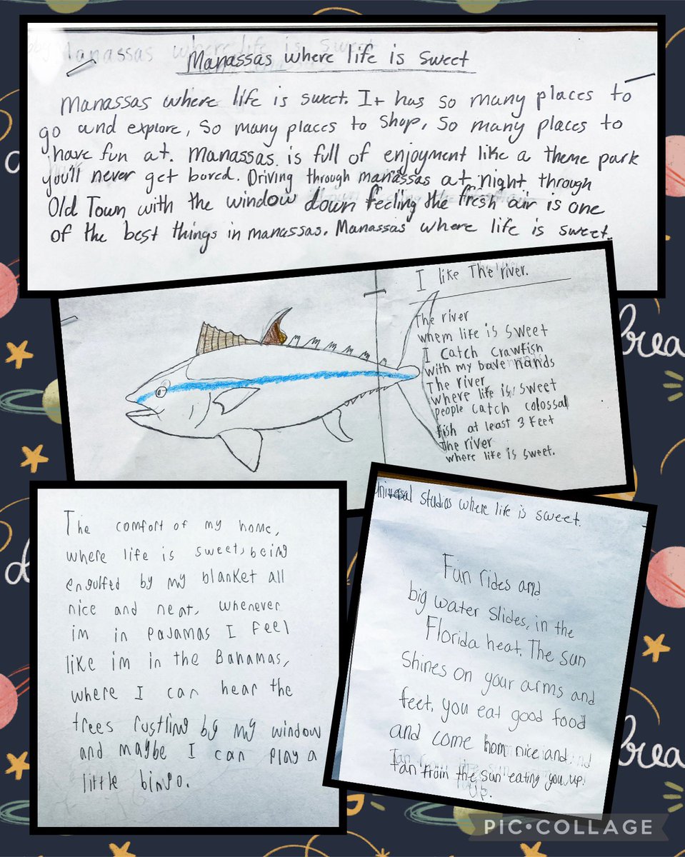 finnegan54321's tweet photo. Our huskies are embracing the power of poetry! Inspired by the theme 'where life is sweet,' they're weaving beautiful words to bring their memories to life. #HuskyPoets #Expressivewriting https://t.co/M30JoSiD6a