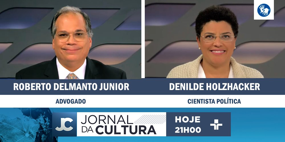 jornal_cultura's tweet image. DAQUI A POUCO: No #JornaldaCultura desta sexta-feira (16), @KarynBravo recebe a professora de relações internacionais da ESPM @denilde e o advogado @rdelmantojr.

#JC