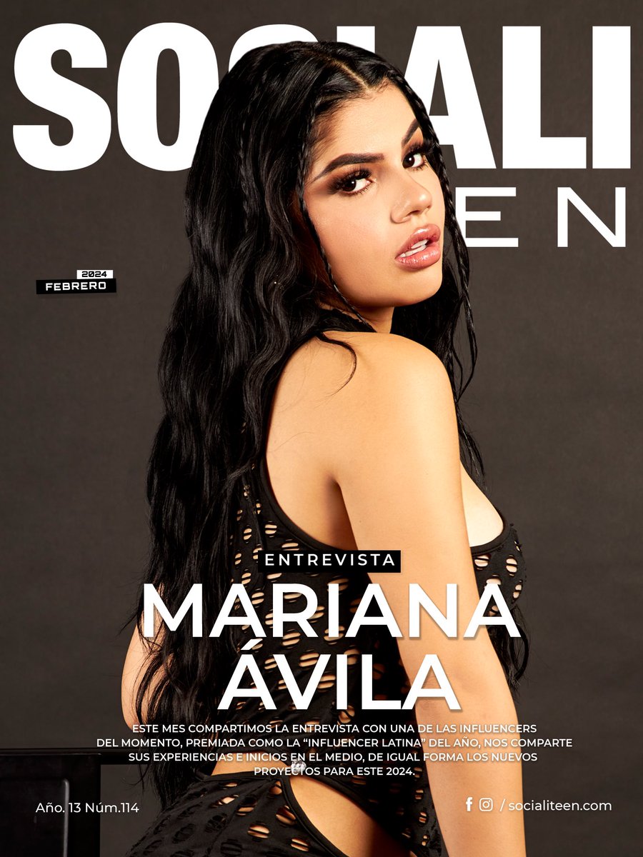sociali_teen's tweet photo. Este mes compartimos la entrevista exclusiva con una de las influencers del momento, gracias a su talento y creación de contenido ha logrado ganarse los corazones de millones de personas, te presentamos la entrevista con @marianaavilatw en https://t.co/bhhKyVSfXQ #socialiteen https://t.co/1kHVqR25gR