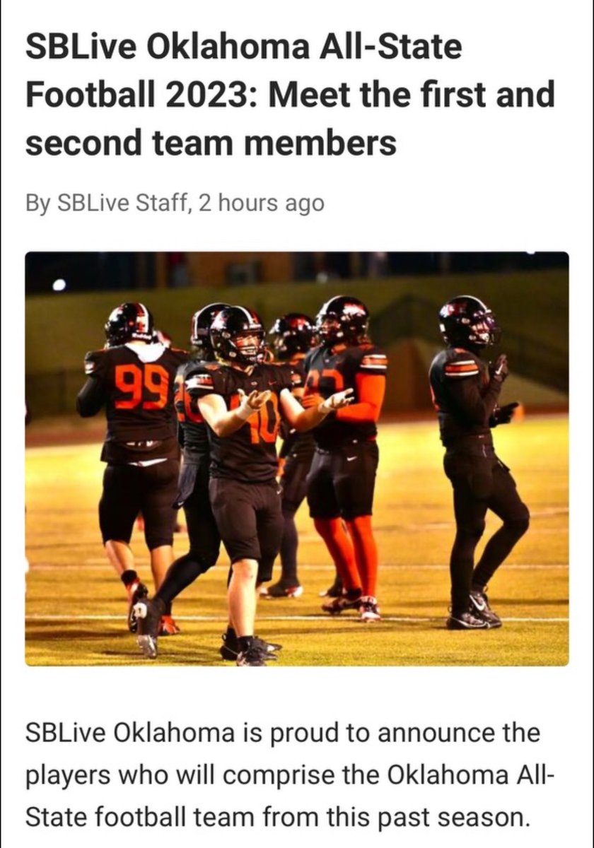 Max Wilson (@maxwilson88) on Twitter photo I am blessed to be named All State 2nd Team for Defensive Back by <a href="/SBLiveOK/">Oklahoma High School On SI</a>! I am blessed to be named All State 2nd Team for Defensive Back by <a href="/SBLiveOK/">Oklahoma High School On SI</a>!
