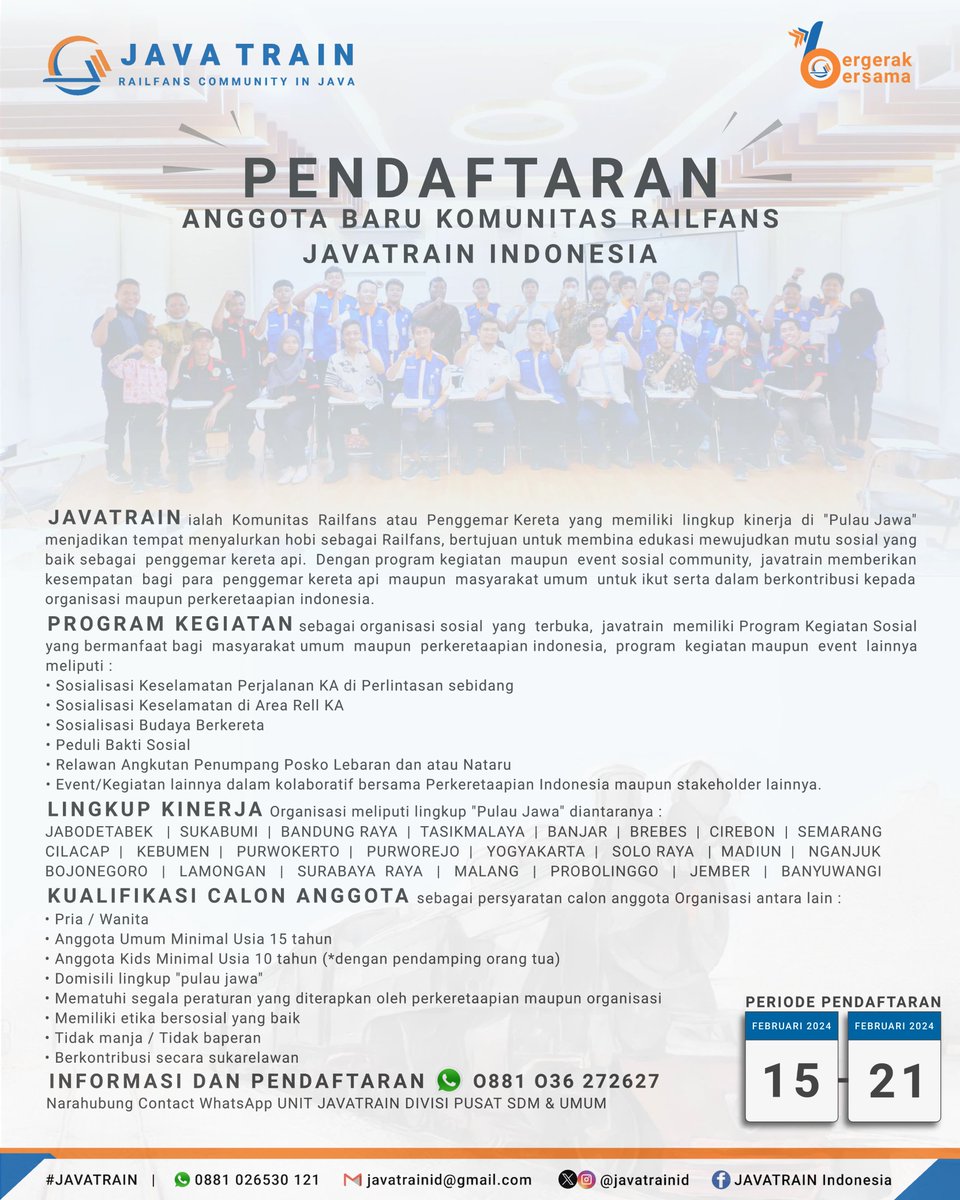 JAVATRAIN Indonesia tweet media