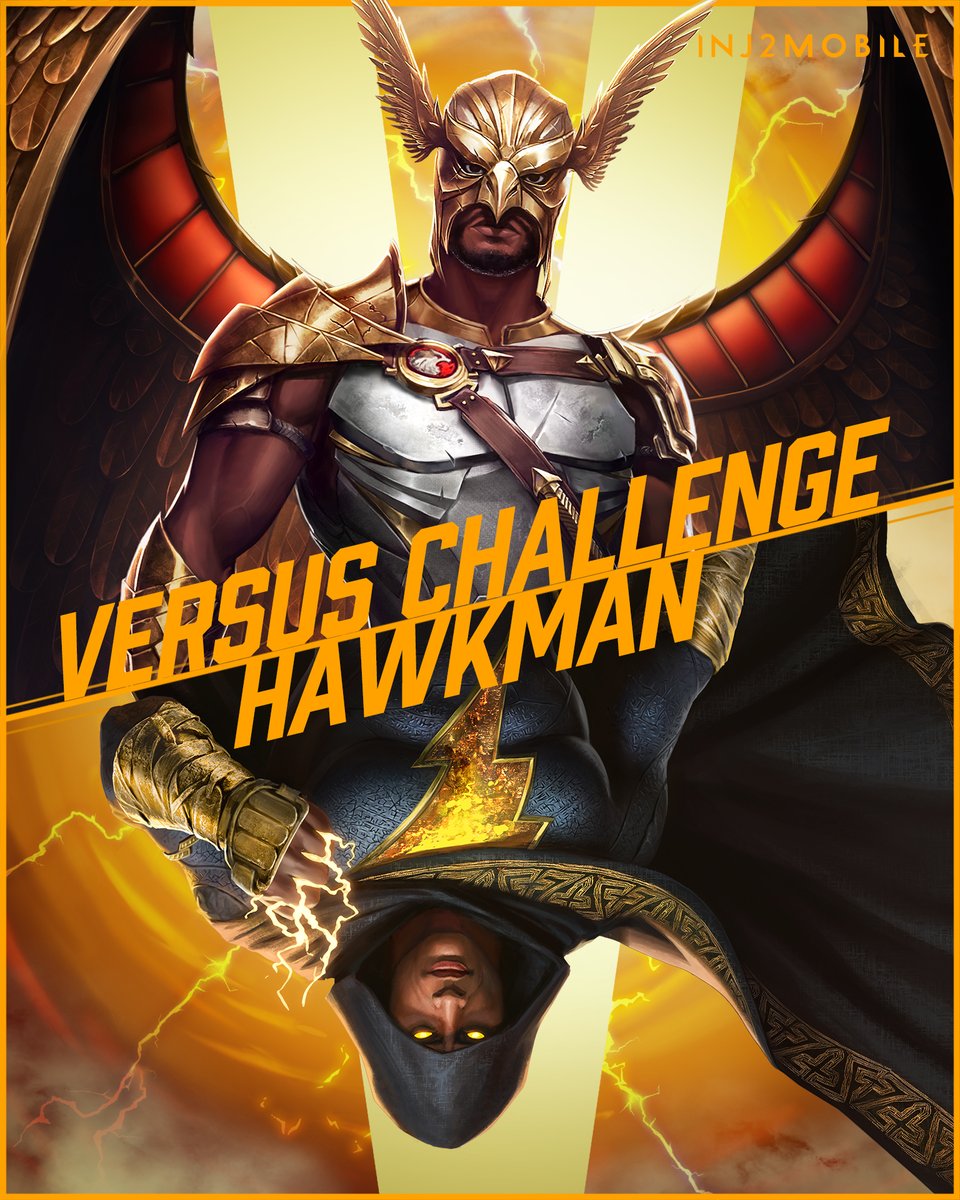 The Hawkman Versus Challenge has returned! Take advantage of this challenge by earning Hawkman hero shards for a chance to add him to your Flawed Justice Team. #INJ2mobile