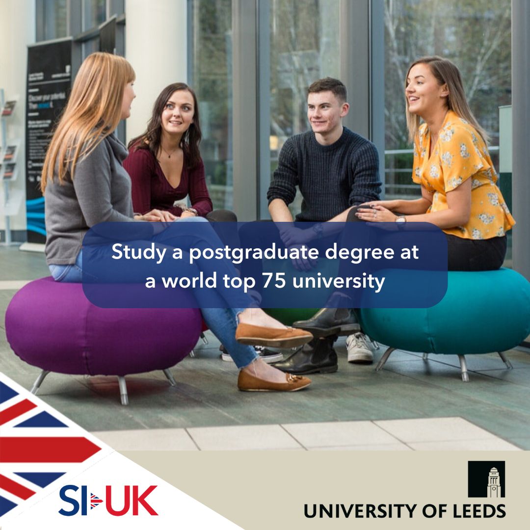 Ready to take your knowledge to the next level? Join the University of Leeds for your postgraduate study.  

Leeds offers over 300 one-year masters programs. Apply today with SI-UK.

Free consultation: buff.ly/3vpXkUP

#universityofleeds #uniofleeds #discoverleeds #siuk