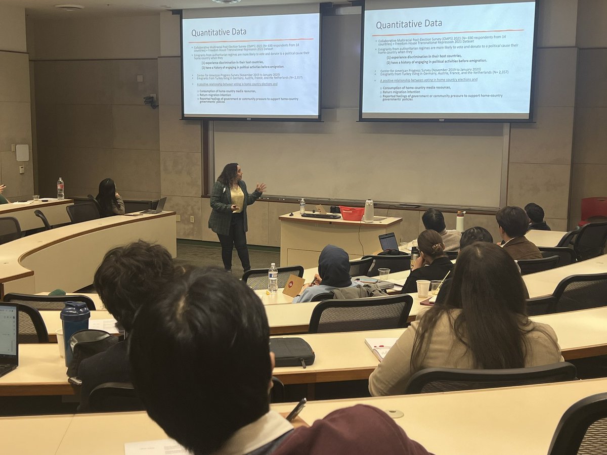 EdHeadington's tweet photo. Dr. Fulya Felicity Turkmen kicking off Panel III with “#Authoritarianism and Emigrant Political Behavior” at #CGU/#UCR’s 2024 #PRIEC in #Claremont.
#PoliticalScience .@WeArePRIEC .@CGUnews .@UCRiverside https://t.co/FImmnCC3Cm