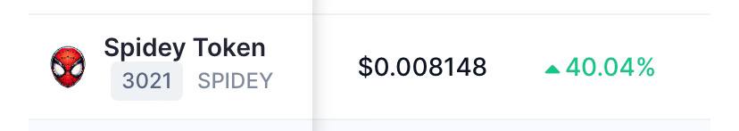 🔥 Top gainers on CoinMarketCap

coinmarketcap.com/gainers-losers/

#spideytoken #cmc #gainers #bscgems