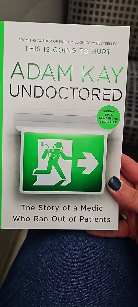 Night out with friends seeing <a href="/amateuradam/">Adam Kay</a> what you do on the way home read the latest book.