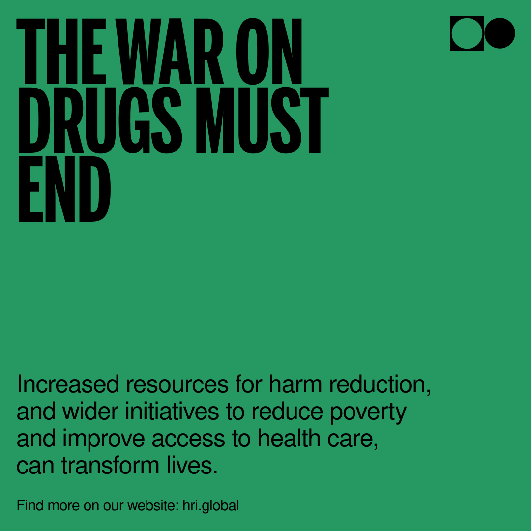 Drug laws and policies infringe on the rights of people who use drugs. Our advocacy places human rights at the centre, recognising that punitive laws and policies are detrimental to the realisation of human rights for all. hri.global/topics/drugs-a…