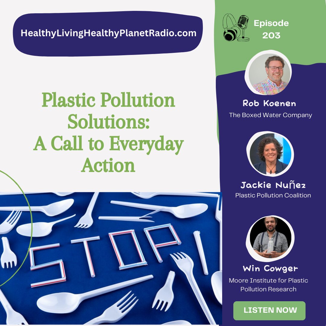Join  Rob Koenen of Boxed Water Is Better, Jackie Nuñez with <a href="/PlasticPollutes/">Plastic Pollutes</a> , and Win Cowger with the <a href="/MoorePlasticRes/">Moore Institute for Plastic Pollution Research</a>, as they explore how our everyday action can significantly impact Plastic Pollution.
Listen to eps 203 ⏩youtube.com/watch?v=IYstQC…
#PlasticPollution