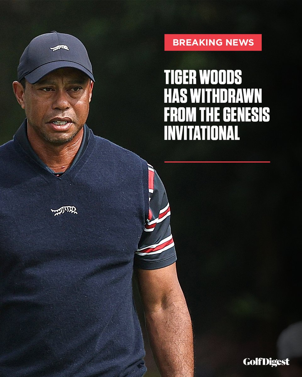 Tiger Woods has withdrawn from the Genesis Invitational due to illness.
