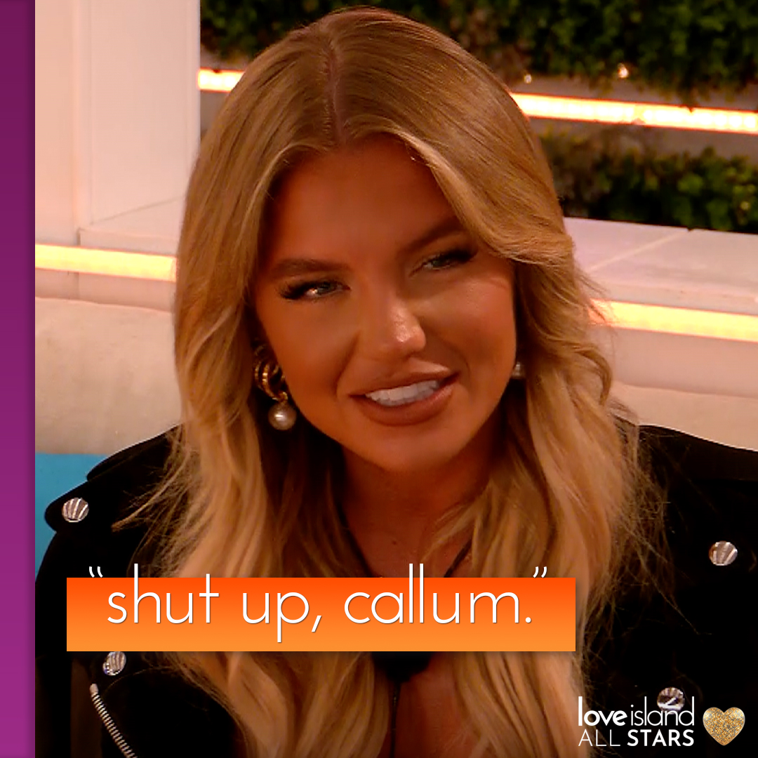 LoveIsland's tweet photo. Callum is on the wind up tonight 😭 #LoveIsland #AllStars https://t.co/n8KTr1mjU0