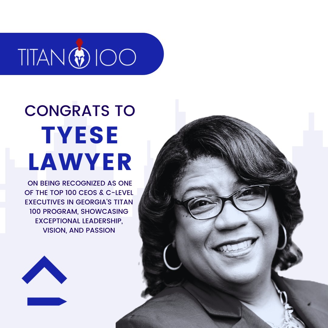We are so excited to congratulate Our House's very own Tyese Lawyer on making this year's Titan 100 List! 🎊🎉The Titan 100 program recognizes the top 100 CEOs &amp; C-level executives in Georgia. Congrats, Tyese! loom.ly/OxnGgX8