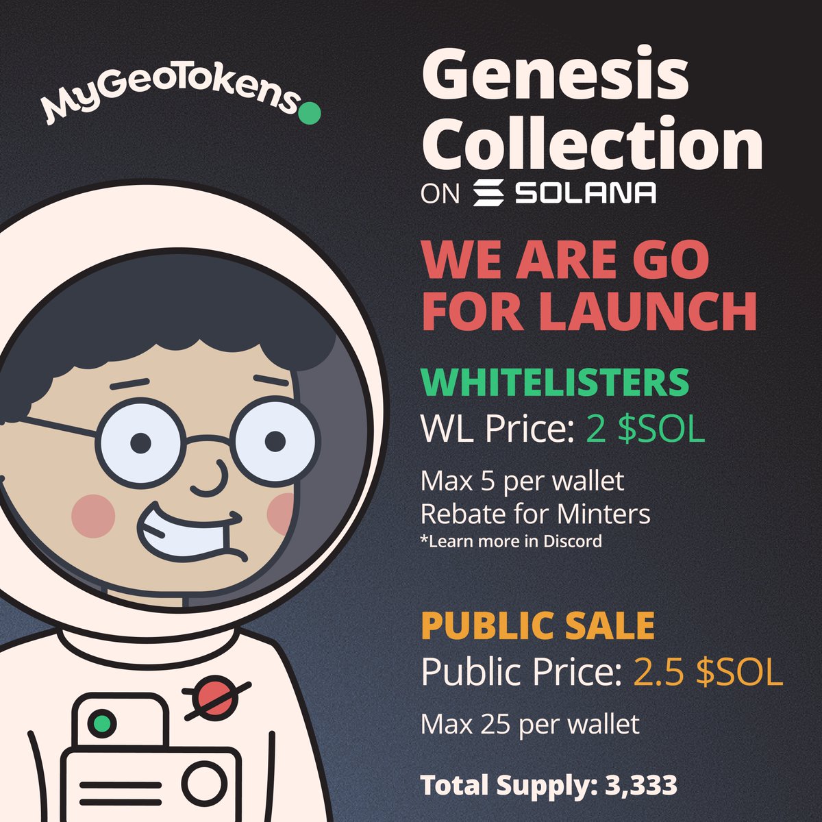 MyGeoTokens's tweet photo. Dive into the Genesis Collection NFT Launch! 

Mint your Genesis NFT now &amp; unlock: 
✅ Early app access
 💸 Revenue sharing 
🌍 Annual travel giveaways 
🔑 Exclusive access to Geo's Alpha Group https://t.co/oxxS5rfmS3
