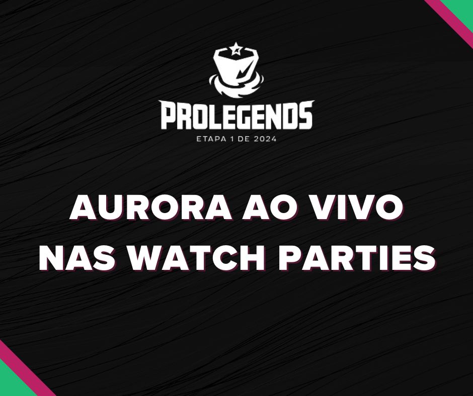 GoAuroraGG's tweet image. Hoje é dia de #Prolegends e estamos chegando com tudo - confiram nossos streamers nas Watch Parties!

⏰ Hoje, às 19:00!
📽️ Nas lives de nossos streamers! Acessem os QR Codes ou os links abaixo!
