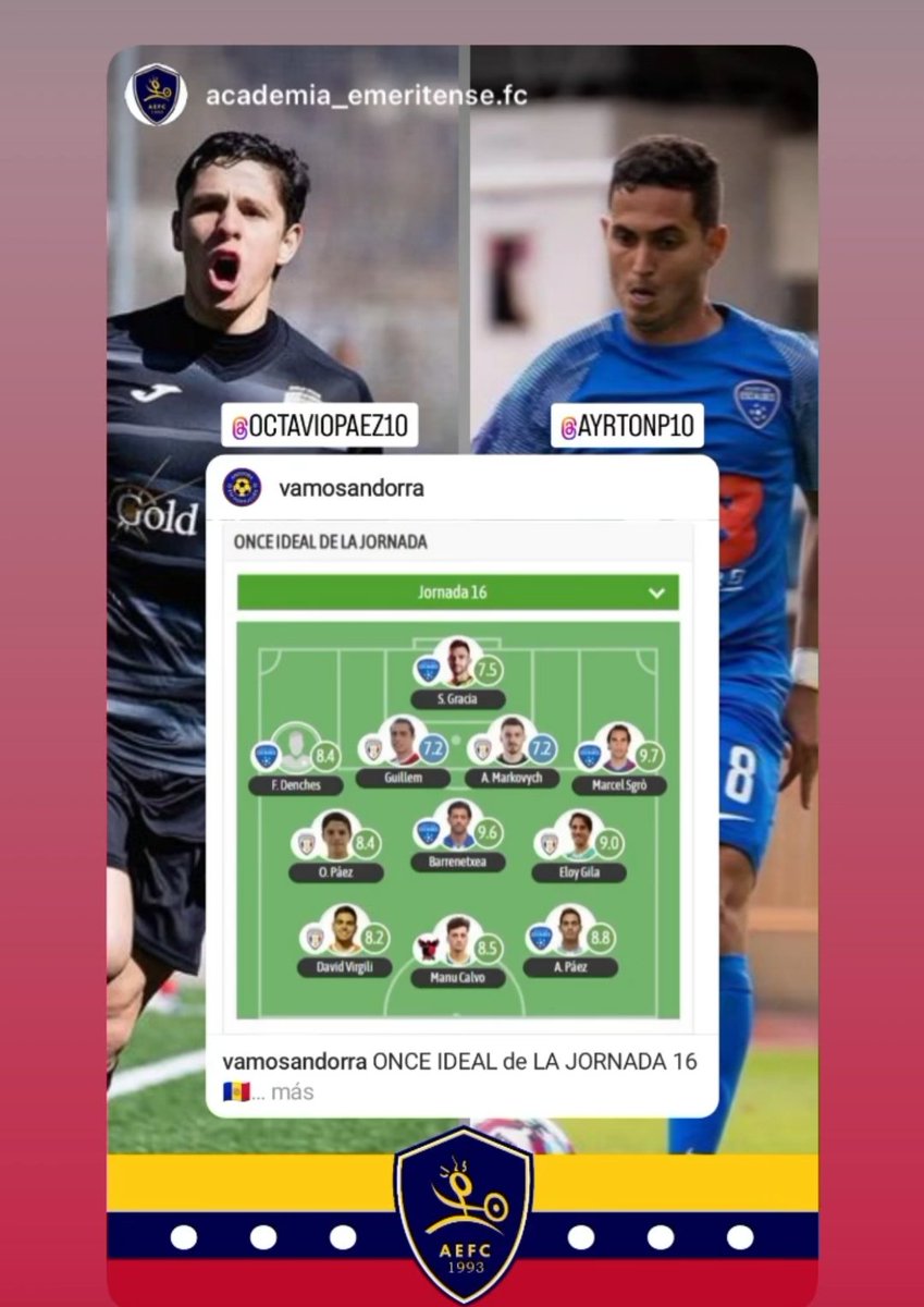 Grandes, primeros primos en el Once Ideal de una 1ra Division Europea. <a href="/octaviopaez10/">Octavio Paez</a> desde los 18 años en 1ra Div Europea, <a href="/Ayrtonel10/">Ayrton A. Páez Y.</a> 13 años en Europa. #FutVen #Vinotinto