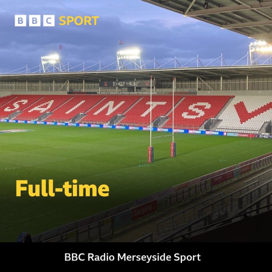 bbcmerseysport's tweet photo. โน๏ธ Full-time at Totally Wicked Stadium
๐ @Saints1890 40-4 @LondonBroncosRL ๐ด
๐๐ @Dodd1Lewis
๐๐ @jackwelsby_
๐๐ @engywalmsley
๐๐ @TommyMak21
๐ด๐ Robbie Storey
๐๐ @Darylclark9
๐๐๐ @matty_whitley
๐๐ @lomax_1990
#๏ธโฃ #SLStHLon #SuperLeague https://t.co/k1rf4IU7i1