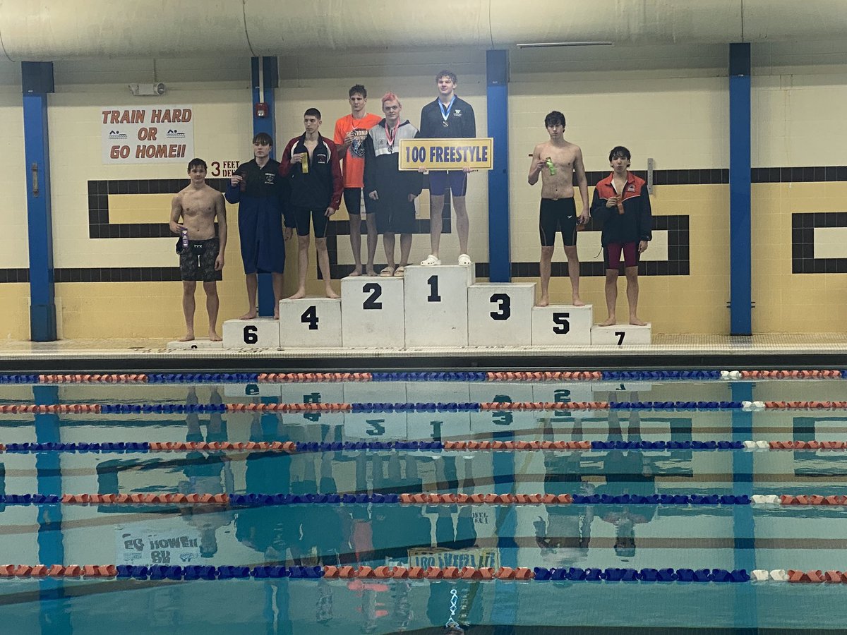 CoachLudden's tweet photo. Mikey ties for 2nd in the 100 Free! https://t.co/JBfUrMDVm0