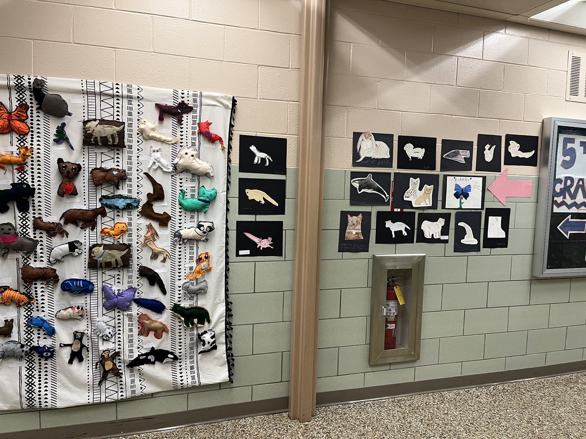 5th grade @gcwaltdisney artists learned about focus artist, Marie Watt, and the ways in which animals can influence our lives and culture. After choosing an animal of personal significance, students created felt sculptures representing their chosen animal #gcpride