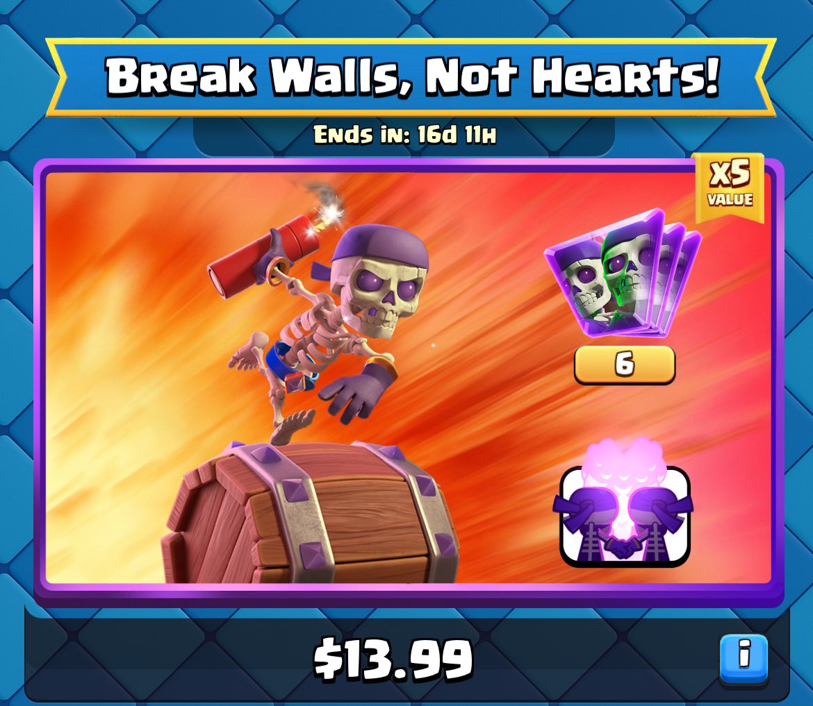 I’m giving away x7 Evo wall breaker offers! To enter: 
Follow <a href="/RyIey42/">RyIey</a> <a href="/Themasterr100/">The master</a> <a href="/ThePhalanxCR/">The Phalanx</a> 
Like 
Rt