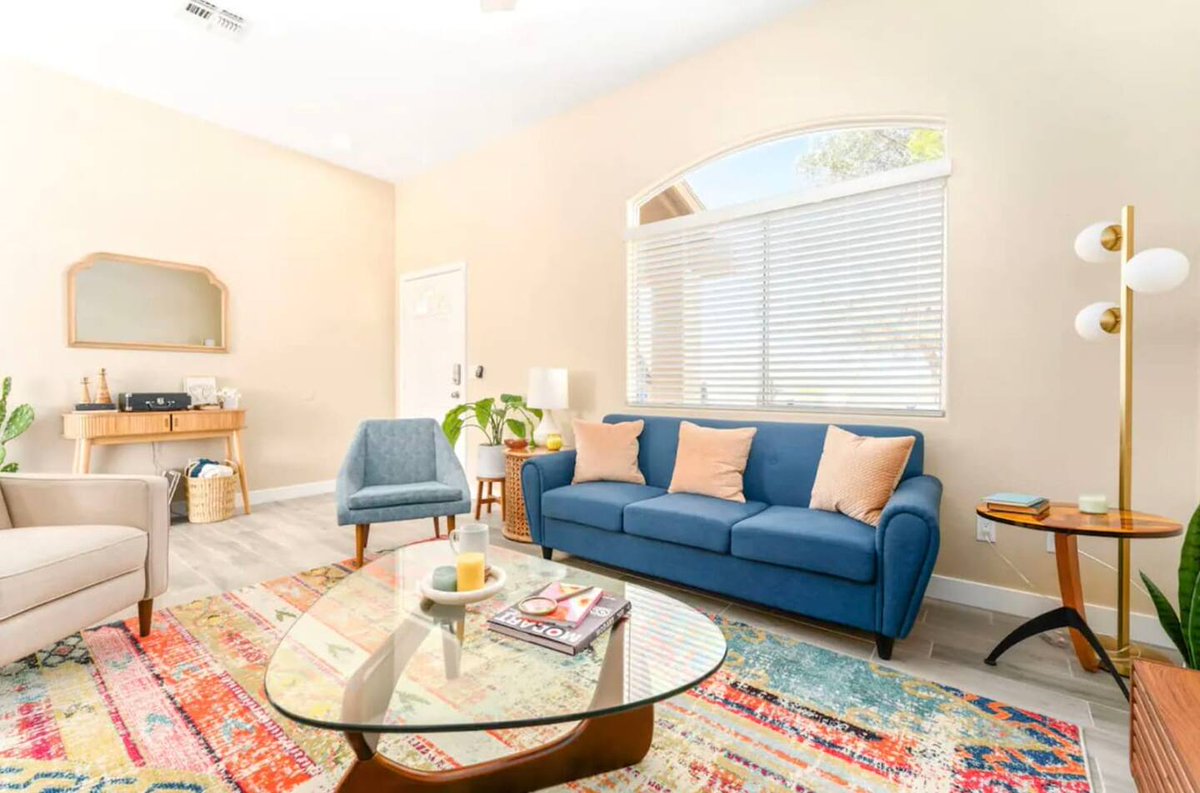 startsummering's tweet photo. Who’s ready for desert days & stargazing nights 🌌

Introducing our newest Joshua Tree vacation home - Copper Mountain.

Here’s why we’re loving this property 👇

🏜️ Desert views

🤠 Cowboy pool

🔥 Hot tub

🐾 Pet friendly

👥 Room for up to 6 guests

Head to https://t.co/qir1UObsKW to book your desert getaway!