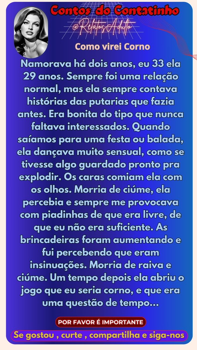 relatosadulto's tweet photo. Como virei corno
#hotwife #linda #esposa #infiel #humilhação #traição #traido https://t.co/F3Tuf9ss8L