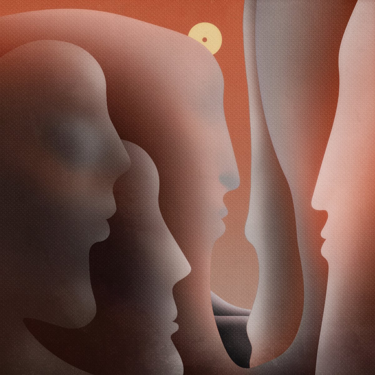 the scribes, editing the narrative as they see fit under the warm light of the sun as it fades away