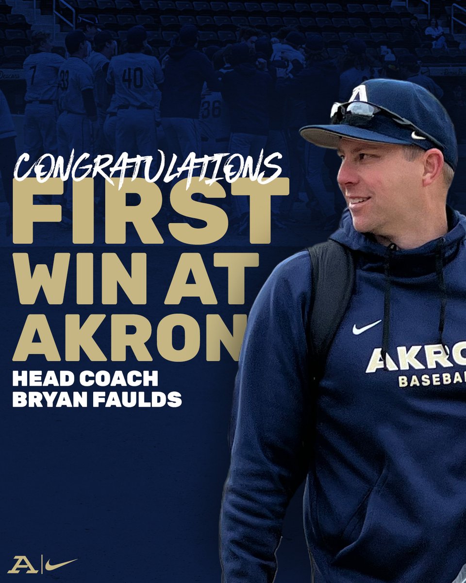A big congrats to coach Faulds for picking up his first win leading the Blue and Gold‼️
#GoZips🦘