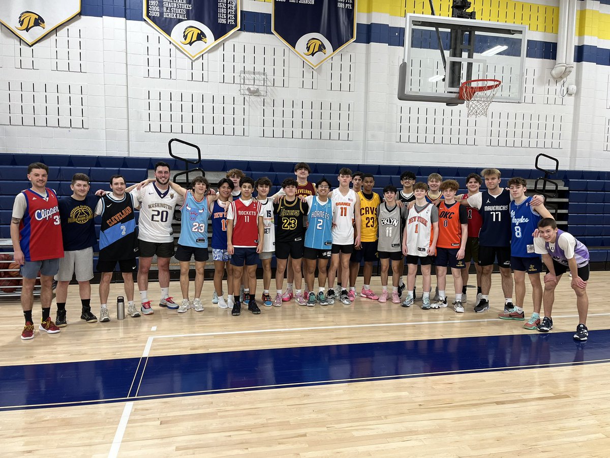 The boys ended the regular season with the annual taps tournament.  What a great way to decompress before states.  Congrats to our champs Lucas Studnick and Coach Cuddy. We also crowned our first Knock out champ- Luke Dela Cruz. #falconpride