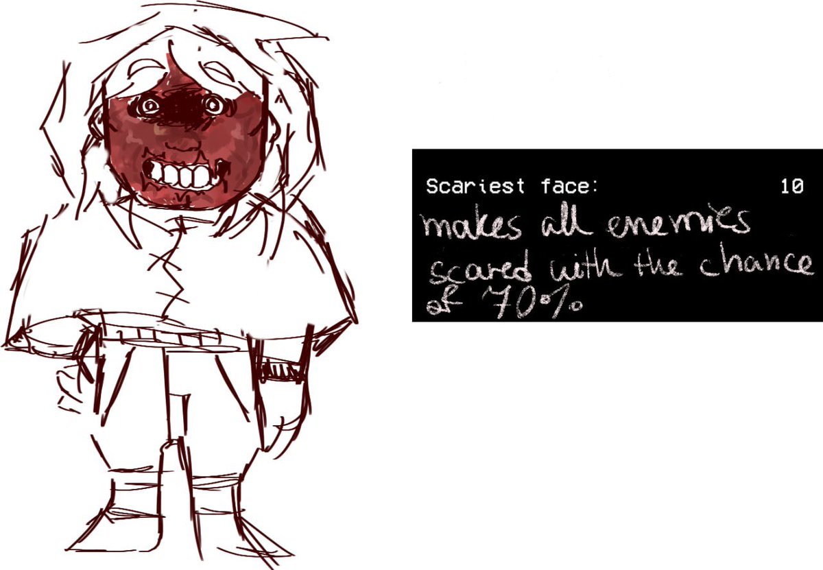 auchanova's tweet photo. @Meriouxx a really edgy oc i made like right after definitive edition came out, he was meant to slice off his face in the campfire event, basically because he thought his face was scary so he shouldn’t have one.

ended up using him for a different setting and changing his personality a bit https://t.co/CFxeAmqGSS