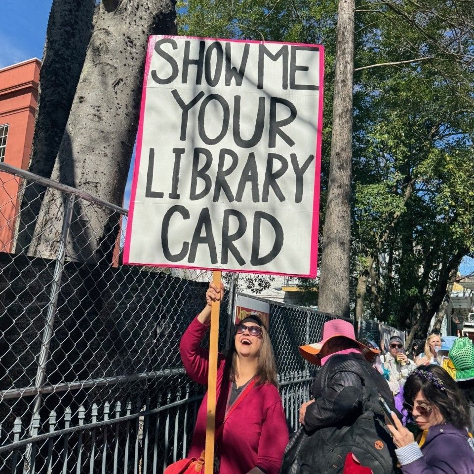 Carolyn Mitchell, retired Maine librarian and lifelong library lover, shared this image taken during Mardi Gras! February is Library Lover's Month, so be sure to use your library card, or get one from your local library! #ILoveLibraries #LibraryLoversMonth