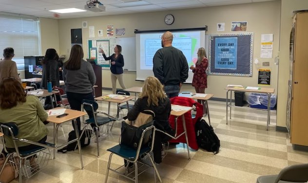 Congratulations to our very own Jennifer Everett and Yvonne Schmid for presenting today at the Lake County Institute Day 2024! @CCSD46 #FeBRRuaryLakes