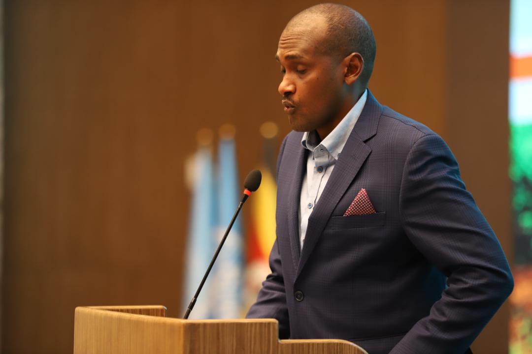 The High-level Event &amp; launch of #Post_Malabo process was also graced by H.E <a href="/FrankTumwebazek/">Frank K Tumwebaze,MP: Isaiah 41: 11</a>, Minister of Agriculture, Animal&amp; Fisheries in #UGANDA, also Chair of <a href="/_AfricanUnion/">African Union</a> 5th Specialized Technical Committee (STC) on Agriculture, Rural Devt, Water &amp; Environment (#ARDWE)