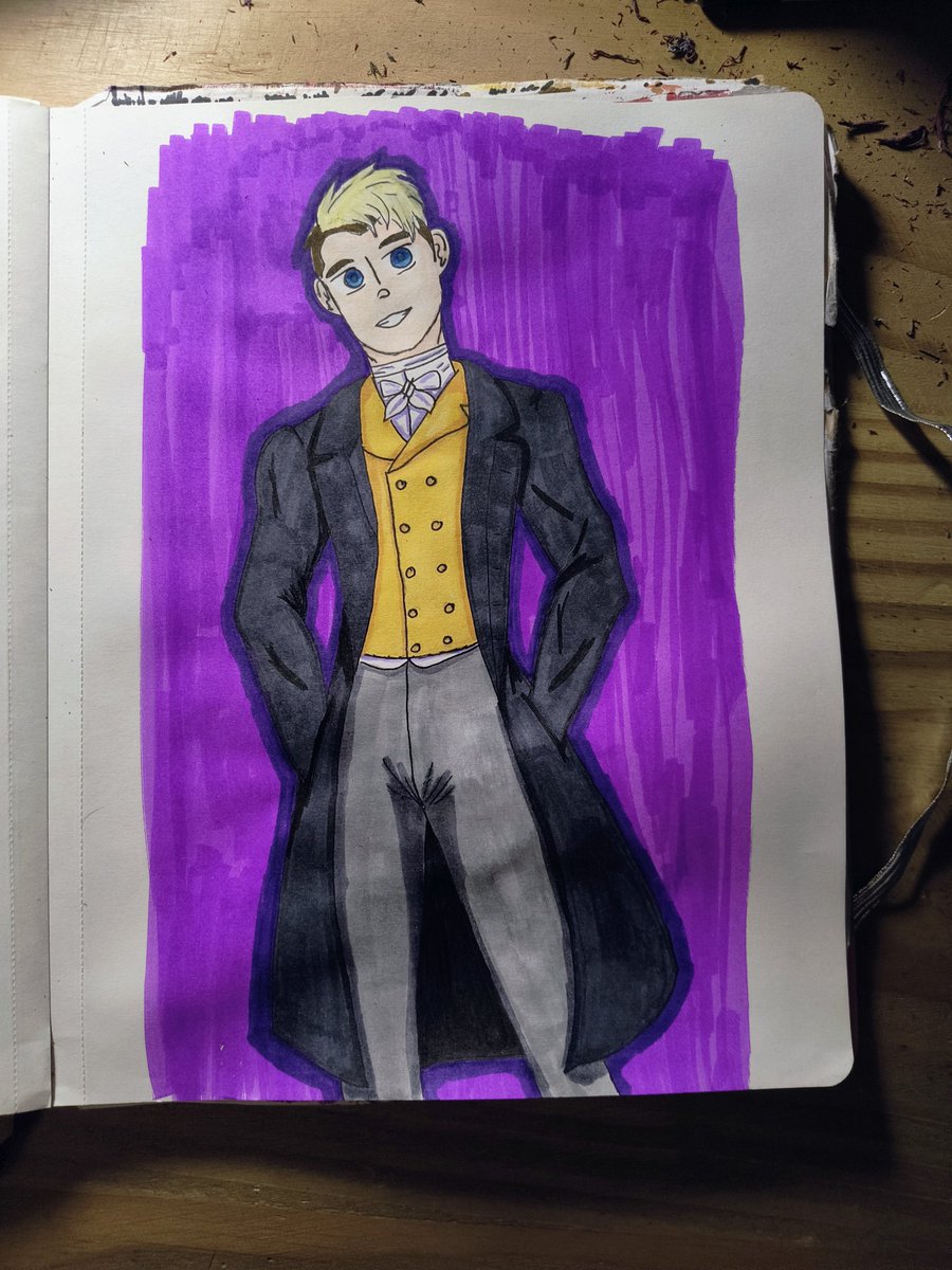 SilverStormTSFJ's tweet photo. I realized I hadn't drawn Zach a few times, so here's one :D https://t.co/6PjHDCnUW4