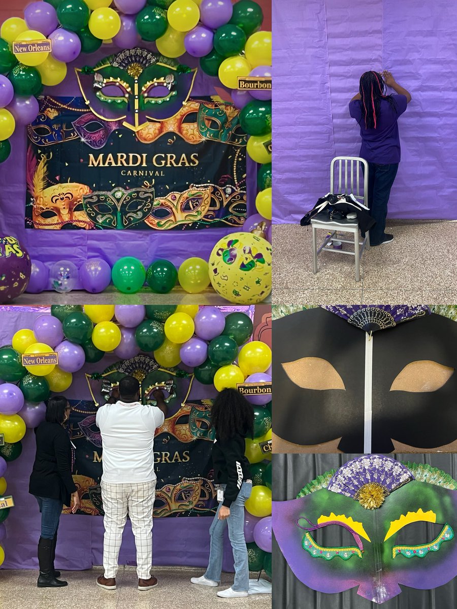 Teamwork makes the dream work! We celebrated our achieving trojans with a Mardi Gras dance today~ Wishing everyone a 𝐵𝑜𝓃𝓃𝓌𝒾 and a great weekend! 
#TrojanForward #Aldineisd