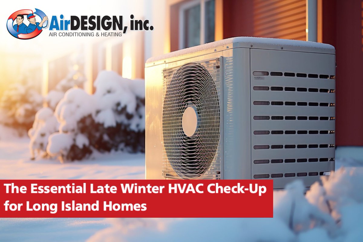 air_designNY's tweet image. With late winter upon us, now is the ideal time for Long Island homeowners to perform essential maintenance on their HVAC systems. Learn more at the link below!
airdesigninc.com/blog/the-essen…
#AirDesign #ResidentialHVAC