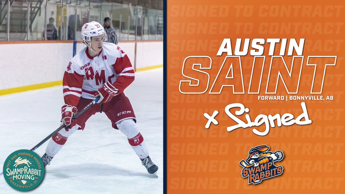 Signed a gem— some might even call him a ✨Saint✨

In our latest Swamp Rabbit Moving transaction, we have signed Austin Saint to a SPC. Read more: bit.ly/4bRufm2